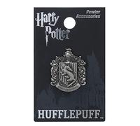 Harry Potter Spilla da bavero in peltro con emblema della scuola, Tassorosso.