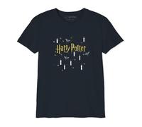 Harry Potter T - Camicia da Ragazzo, Navy, 10 Anni