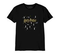 Harry Potter T - Camicia da Ragazzo, Nero, 10 Anni