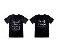 HARRY POTTER T-Shirt Unisex Adulto I Solemnly Swear (XL) (Nero)