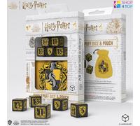 Harry Potter Tassorosso Dadi & Sacchetto Set Magia Mago Ruolo Giochi Q-Workshop
