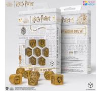 Harry Potter Tassorosso Moderno Dadi Set Giallo Ruolo Giochi Q-Workshop Nuovo
