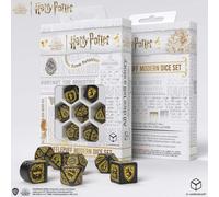 Harry Potter Tassorosso Moderno Dadi Set Nero Ruolo Giochi Q-Workshop Nuovo