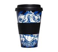HARRY POTTER Tazza da viaggio da 400 ml - Orgoglioso Corvonero - RPET - Tazza da viaggio - Tazza da viaggio riutilizzabile per bevande calde - Tazza da viaggio ecologica