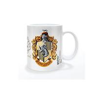 Harry Potter Tazza (Hufflepuff Crest), Ceramica, Multicolore, 1 unità (Confezione da 1)