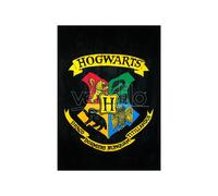 Harry Potter Telo Mare Asciugamano Nero con Stemma Hogwarts Groovy