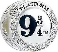 Harry Potter: The Carat Shop - Sterling Silver Platform 9 3/4 Spacer Bead Embell