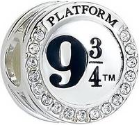 The Carat Shop Harry Potter Sterling Silver Platform 9 3/4 Perle con Cristalli