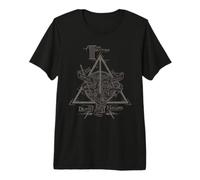 Harry Potter Three Brothers Deathly Hallows Maglietta Premium