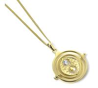 Harry Potter Time Turner sterling silver gold plated necklace