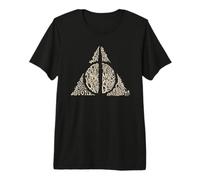 Harry Potter Together Make The Deathly Hallows Maglietta Premium
