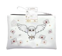 Harry Potter - Trousse per trucchi Hedwige - formato busta 24x16 cm - piatta per cosmetici - accessorio ufficiale Hogwarts - custodia da viaggio per donna e bambino