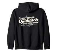 Harry Potter Try Quidditch Go Flying Today Felpa con Cappuccio