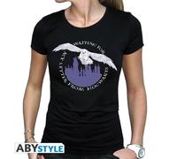 HARRY POTTER - Tshirt "Hedwig" woman SS black - basic