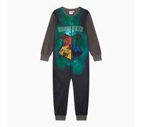 Harry Potter Tutina ufficiale per ragazzi, pigiama tutto in uno con stemma della casa di Hogwarts, grigio, età 5-13 anni, Grigio, 13 anni