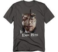 Harry Potter Tutto Finisce Qui Maglietta Licenziata Per Adulti