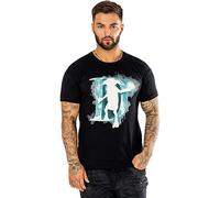 Harry Potter Unisex Dobby Watercolour Black Tshirt T-Shirt M Black