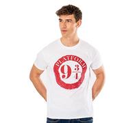 Harry Potter Unisex White Platform 9&3 Quarters T-Shirt M White