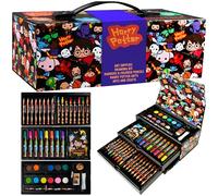 HARRY POTTER Valigetta Colori per Bambini 40+ pzs, Kit Disegno e Pittura con Pennarelli e Matite Colorate