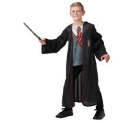 Harry Potter Vestaglia Deluxe Bambini Mondo Libro Giorno Vestito + Bacchetta