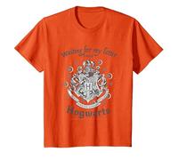 Harry Potter Waiting for My Letter Camiseta Maglietta, Bambini, Arancio, 4 Anni