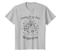 Harry Potter Waiting for My Letter Camiseta Maglietta, Bambini, Argento, 6 Anni