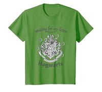 Harry Potter Waiting for My Letter Camiseta Maglietta, Bambini, Erba, 2 Anni