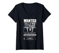 Harry Potter Wanted Bellatrix Maglietta con Collo a V