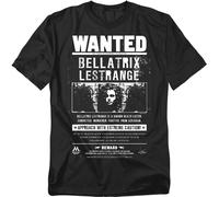 Harry Potter Wanted Bellatrix Maglietta Licenziata Per Adulti
