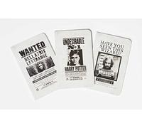Insight Editions Collezione taccuini tascabili Harry Potter Wanted Posters – Set da 3