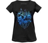 HARRY POTTER Wohapomts334 T-Shirt, Nero, L Donna