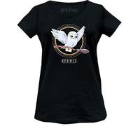 Harry Potter WOHAPOMTS336 Maglietta Nero, L Donna