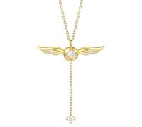 Harry Potter x FANCIME Collaboration - Golden Snitch Necklace - Pull Out Design, Sterling Silver Pendant Necklace Jewellery Gift for Women Girls