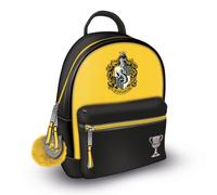Pyramid International Harry Potter (HUFFLEPUFF) - Zaino alla moda in ecopelle di lusso, fodera unica, accessorio con cerniera abbinata, tasche interne ed esterne, spazioso e resistente