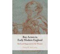Harry R. McCarthy Boy Actors in Early Modern England (Tascabile)