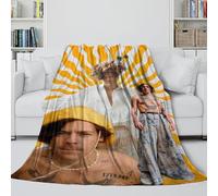 Harry Styles Coperta Accattivante - Stella Musica Coltre Regalo Compleanno Per Sorella Fratello Nipote - Coltre Per Fuggire Occasionalmente Dai Travagli Della Vita 40x50inch(100x130cm)