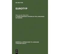 Harry van der H Word Prosodic Systems in the Languages of Eu (Copertina rigida)