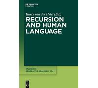 Harry van der Hulst Recursion and Human Language (Copertina rigida)