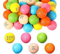 Harrycle 24 Palline Antistress Motivazionali Palle per Adulti con Parole Ispiratrici Giocattoli Antistress per Esercizi di Mano per Alleviare Ansia Stress Tensione Regalo Gestire la Rabbia