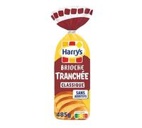 HARRYS - Brioche Tranchée Recette Classique Nature Sans Additifs 485G - Lotto De 4 - Vendu Par Lotto