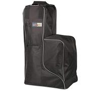 Harrys Horse - Sacca con vano porta stivali e porta casco da equitazione, colore: nero