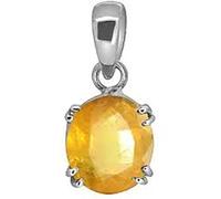 HARSHALI GEM - Anello in argento Sterling 92,5 per uomo e donna, con zaffiro giallo certificato naturale e Pukhraj da 4,00-11,00 ct, con pietra di astrologia