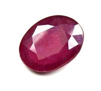 HARSHALI GEMS Rubino rosso ovale sfuso, rubino per anello, 2,80 ct certificato miniera di terra, rubino non trattato ovale sciolto gemma