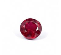HARSHALI GEMS Rubino sfaccettato naturale non trattato certificato