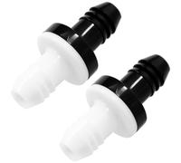 HARSKIYER 2 valvole unidirezionali, valvola di ritegno in linea ABS da 10 mm per sistemi di aria a gas combustibile, acqua, gas, prevenzione del riflusso in applicazioni pneumatiche e idrauliche con