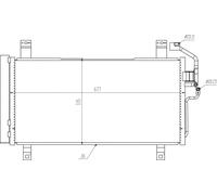 HART Condensatore Aria Condizionata Climatizzatore per Mazda 6 Hatchback 2.0 1.8