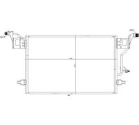 HART Condensatore Aria Condizionata per Audi A6 Avant S6 Quattro 4.2