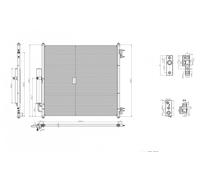 HART Condensatore Aria Condizionata per Land Rover Range 3.0 D 4x4 4.4