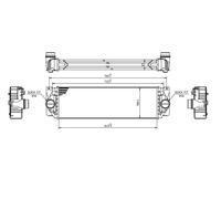 HART Intercooler Per Mercedes-Benz Sprinter 35-T Furgone 316 CDI 313 314 VW