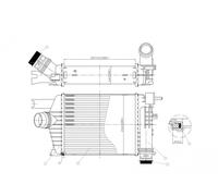 HART Intercooler Per Renault Captur 0.9 TCe 90 1.2 1.5 dCi Clio IV Dacia
